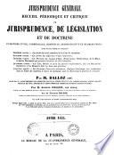 Dalloz, jurisprudence générale