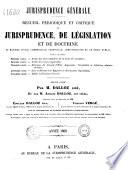 Dalloz, jurisprudence générale