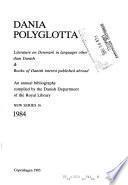 Dania Polyglotta. New Series