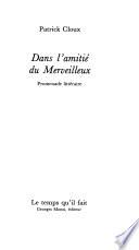 Dans l'amitié du merveilleux