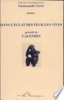 Dans l'eclat des feuilles vives