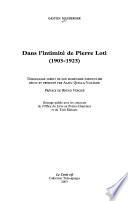 Dans l'intimité de Pierre Loti (1903-1923)