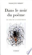 Dans le noir du poème