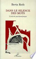 Dans le silence des mots