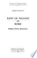 Dans le sillage de Rome