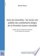 Dans les tranchées