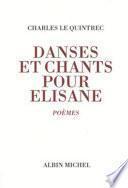 Danses et chants pour Elisane