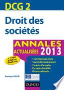 DCG 2 - Droit des sociétés - 5e édition