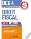 DCG 4 Droit fiscal - Manuel 2021-2022
