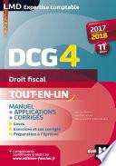 DCG 4 - Droit fiscal - Manuel et applications - 2017-2018 - 11e édition