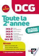 DCG : Toute la 2e année du DCG 2, 4, 5, 6, 10 en fiches - Révision
