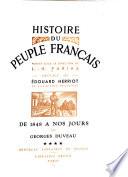 De 1848 à nos jours, par G. Duveau