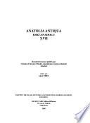 De Anatolia antiqua