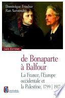 De Bonaparte à Balfour