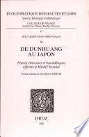 De Dunhuang au Japon