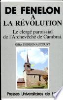 De Fénelon à la révolution