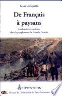 De Français à paysans