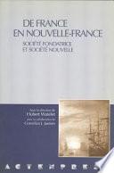 De France en Nouvelle-France