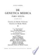 De genetica medica