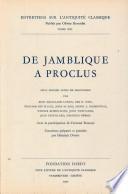 De Jamblique a Proclus