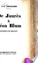 De Jaurès à Léon Blum