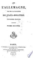 De l'Allemagne