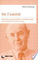 De l'amitié