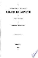 De l'ancienne et nouvelle police de Genéve