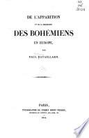 De l'apparition et de la dispersion des Bohémiens en Europe, par Paul Bataillard