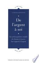 De l'argent à soi