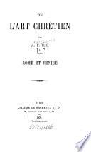 De l'art chrétien