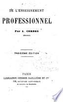 De l'enseignement professionnel