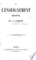 De l'enseignement professionnel