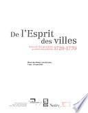 De l'esprit des villes