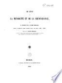 De l'état de la mendicité et de la biensaisance dans la province de la Flandre Orientale depuis le règne de Marie-Thérèse jusqu'a nos jours, 1740-1850