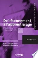 De l'étonnement à l'apprentissage
