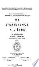 De l'existence à l'être