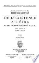De l'existence à l'être