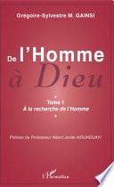 De l'Homme à Dieu