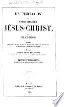 De l'imitation de Notre-Seigneur Jésus-Christ