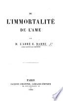 De l'immortalité de l'âme