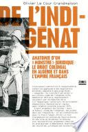 De l'indigénat
