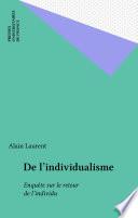 De l'individualisme