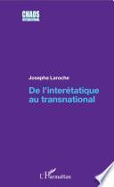De l'interétatique au transnational