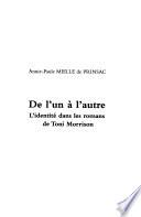 De l'un à l'autre