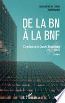 De la BN à la BNF