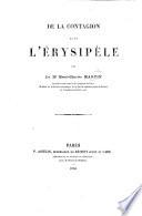 De la contagion dans l'érysipèle