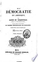 De la démocratie en Amérique