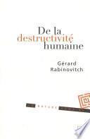De la destructivité humaine