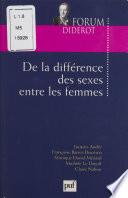 De la différence des sexes entre les femmes